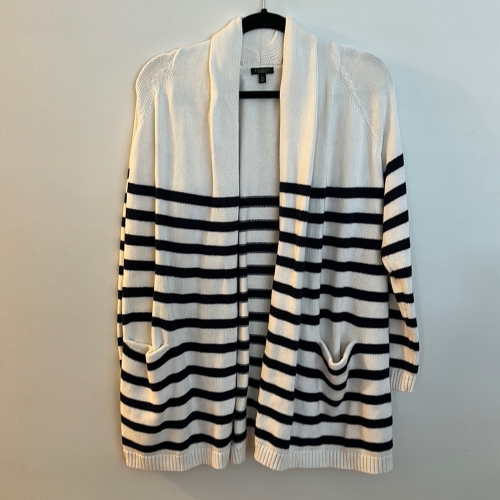 Talbots open front petite sweater